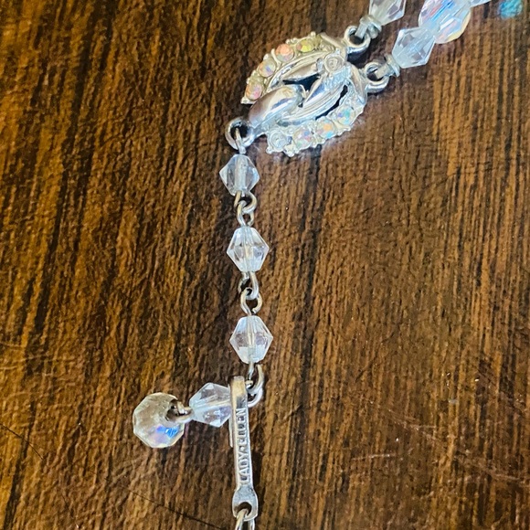 Vintage Lady Ellen AuroraBorealis Crystal Necklace - Picture 6 of 10